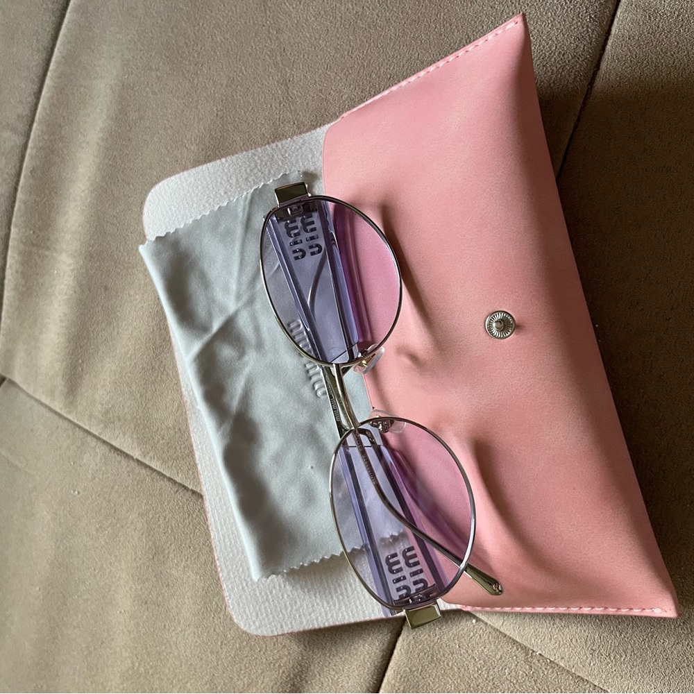 Mui Miu Purple shades